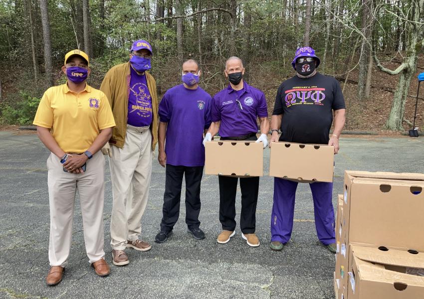 March 2021 Food Box Distribution at the DeKalb Tax Office in Decatur