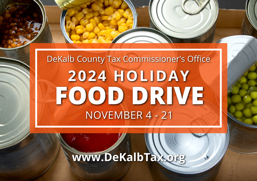 tax commissioner holiday food drive